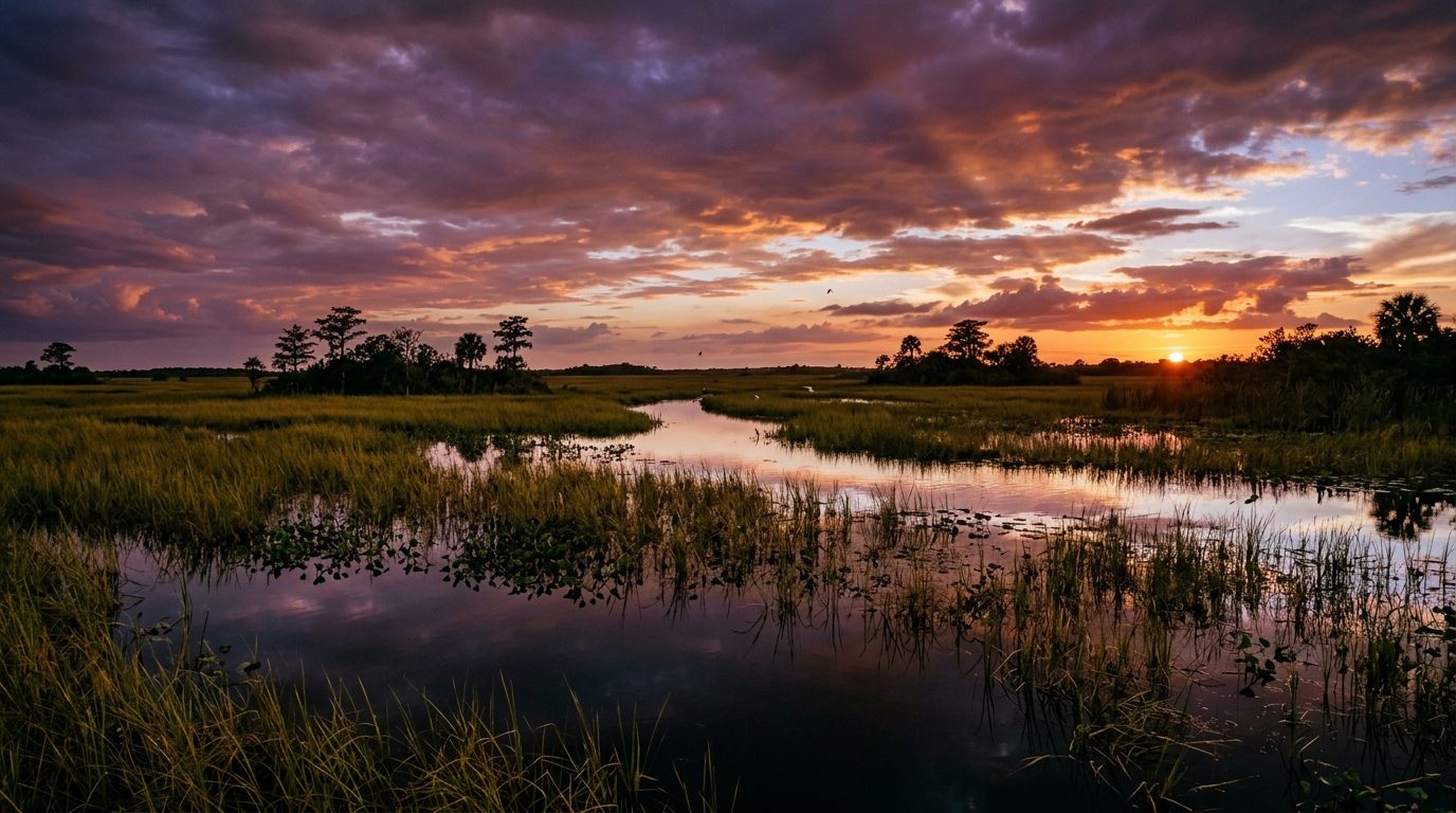 Everglades Sunset Airboat Tour